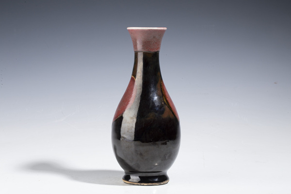 古玩陶瓷清晚·窯變釉三陽(yáng)開(kāi)泰紋玉壺春瓶拍賣(mài)，當(dāng)前價(jià)格25408元