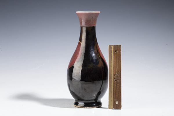 古玩陶瓷清晚·窯變釉三陽(yáng)開(kāi)泰紋玉壺春瓶拍賣(mài)，當(dāng)前價(jià)格25408元