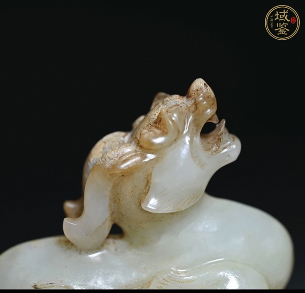 古玩玉器做舊仿漢代“玉獸”真品鑒賞圖