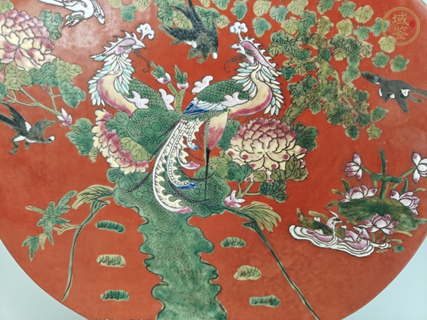 古玩陶瓷花鳥紋瓶真品鑒賞圖