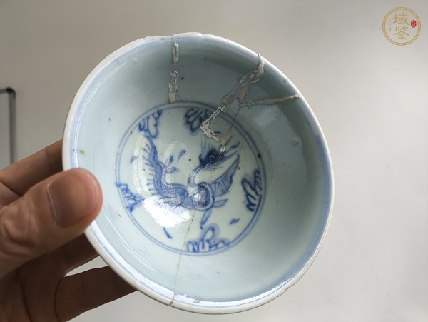 古玩陶瓷龍紋青花碗真品鑒賞圖