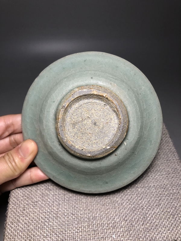 古玩陶瓷【館藏級精品】明代 龍泉窯劃花洗【正窯口】【路份高，收藏價值好】【頂級龍紋青釉】拍賣，當前價格0元