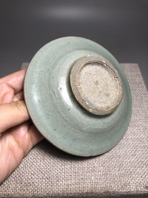 古玩陶瓷【館藏級精品】明代 龍泉窯劃花洗【正窯口】【路份高，收藏價值好】【頂級龍紋青釉】拍賣，當前價格0元