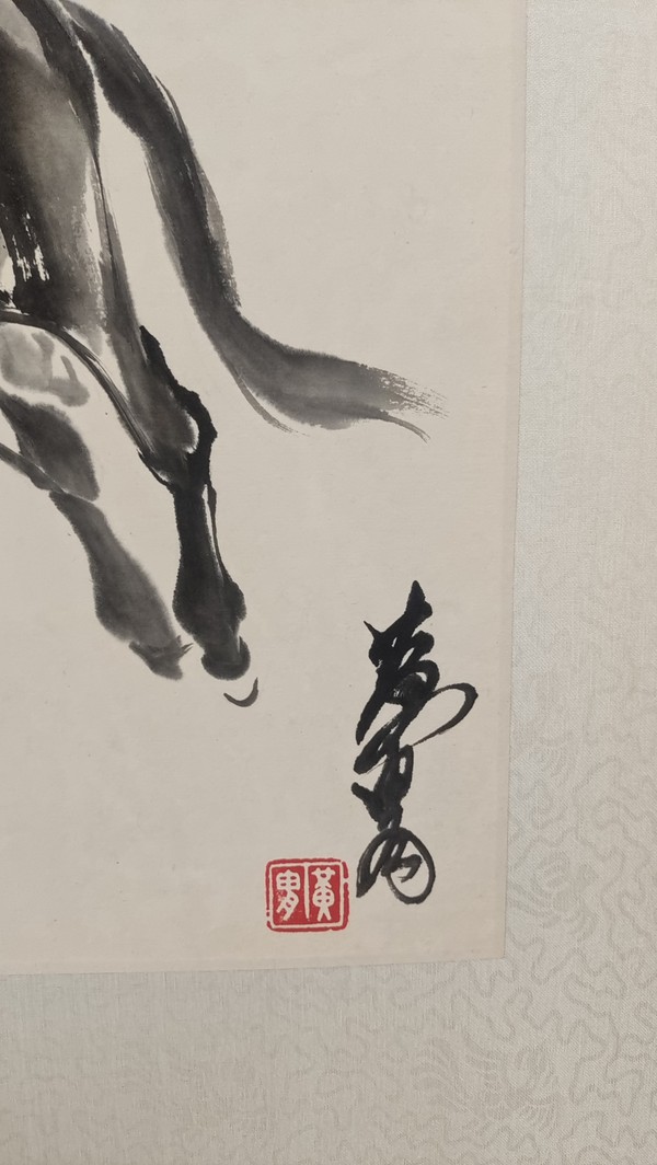 古玩字畫黃胄拍賣，當(dāng)前價(jià)格150000元