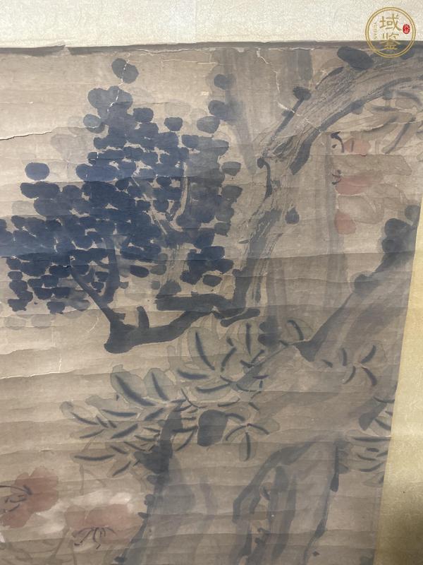 古玩字畫趙之謙款花卉真品鑒賞圖