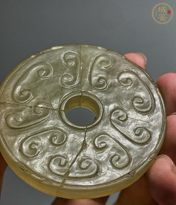 古玩玉器玉璧真品鑒賞圖