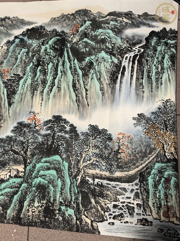 古玩字畫好山十里都如畫真品鑒賞圖