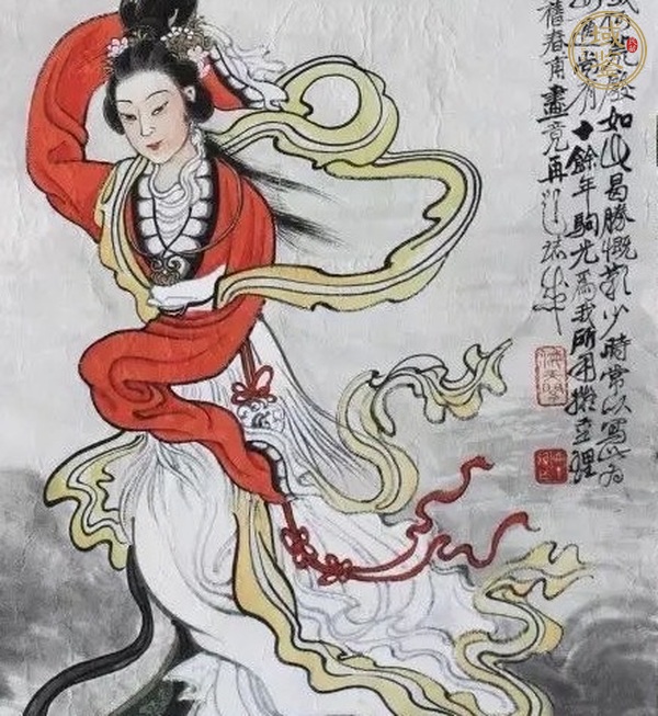 古玩字畫月光如水滿乾坤真品鑒賞圖