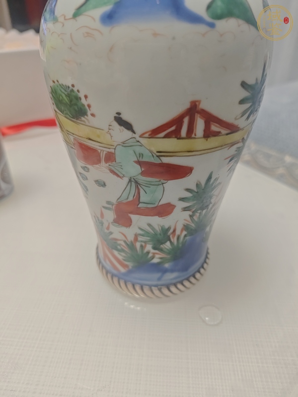 古玩陶瓷青花五彩罐真品鑒賞圖