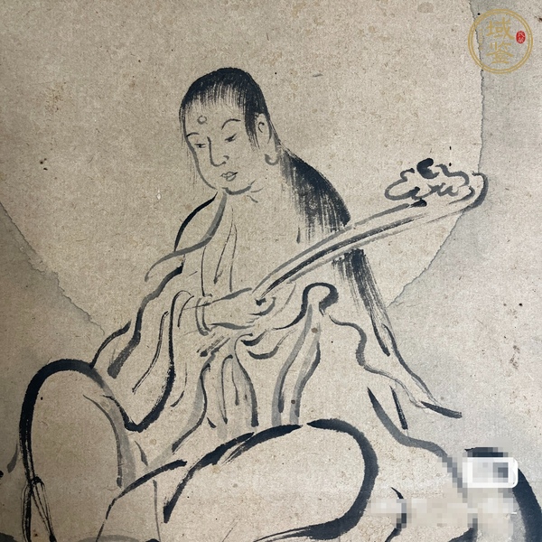 古玩字畫文殊菩薩真品鑒賞圖