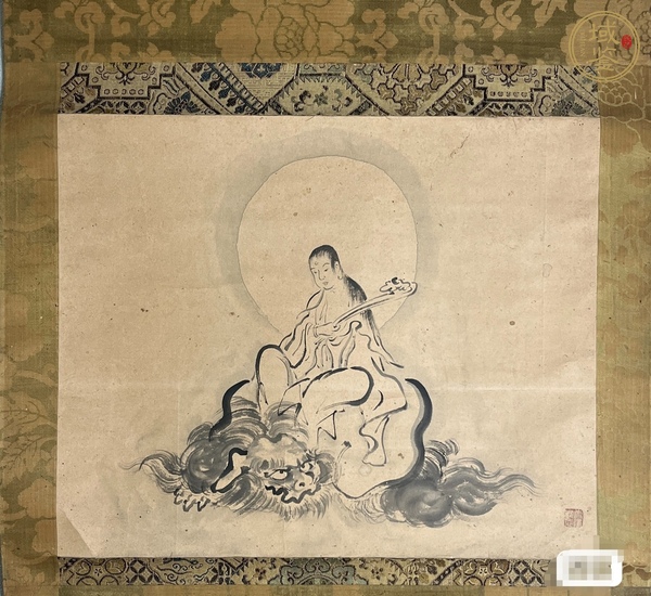 古玩字畫(huà)文殊菩薩真品鑒賞圖