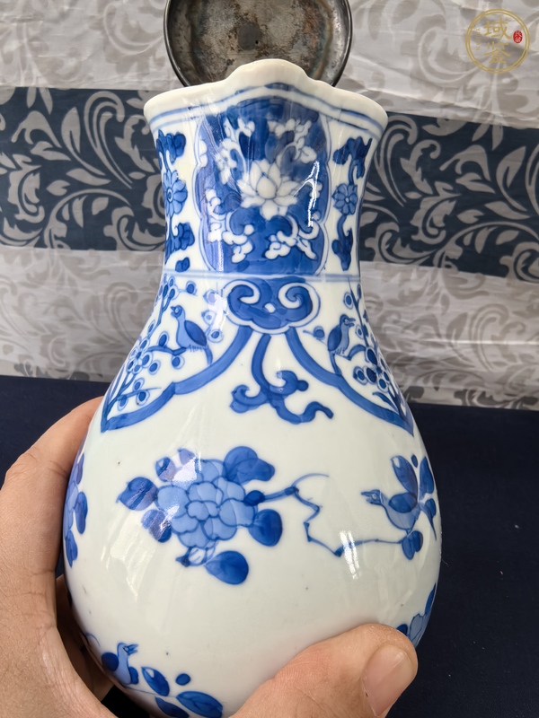 古玩陶瓷青花奶壺真品鑒賞圖