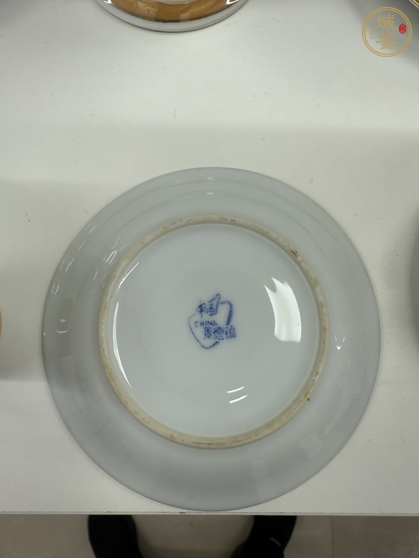 古玩陶瓷金彩花卉茶具一套真品鑒賞圖