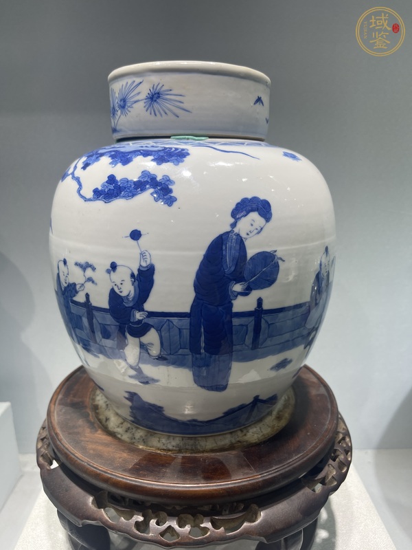 古玩陶瓷青花罐真品鑒賞圖