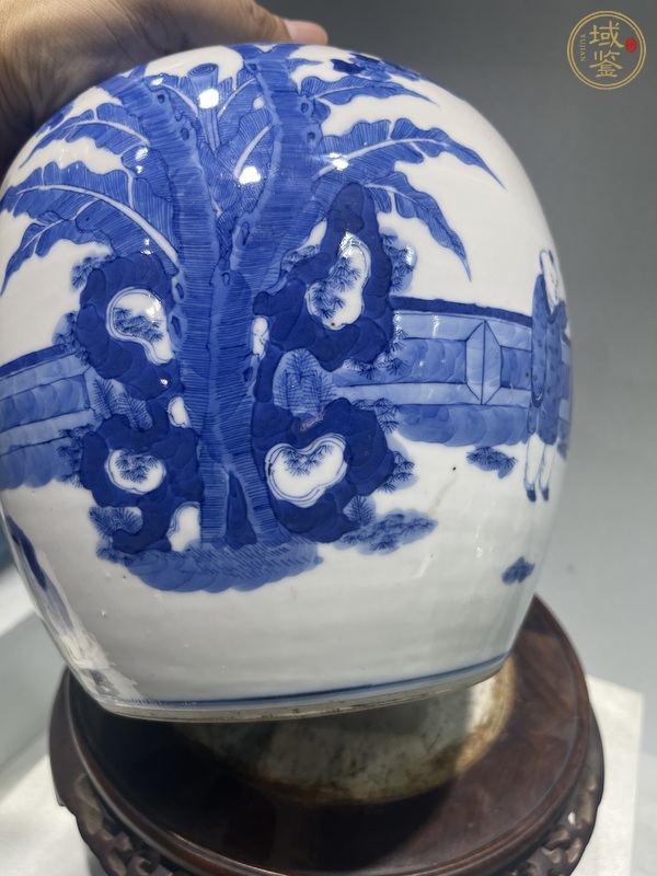 古玩陶瓷青花罐真品鑒賞圖