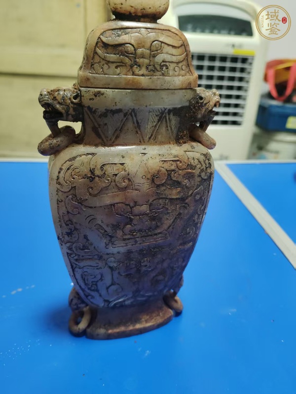 古玩玉器做舊仿古“玉瓶”真品鑒賞圖