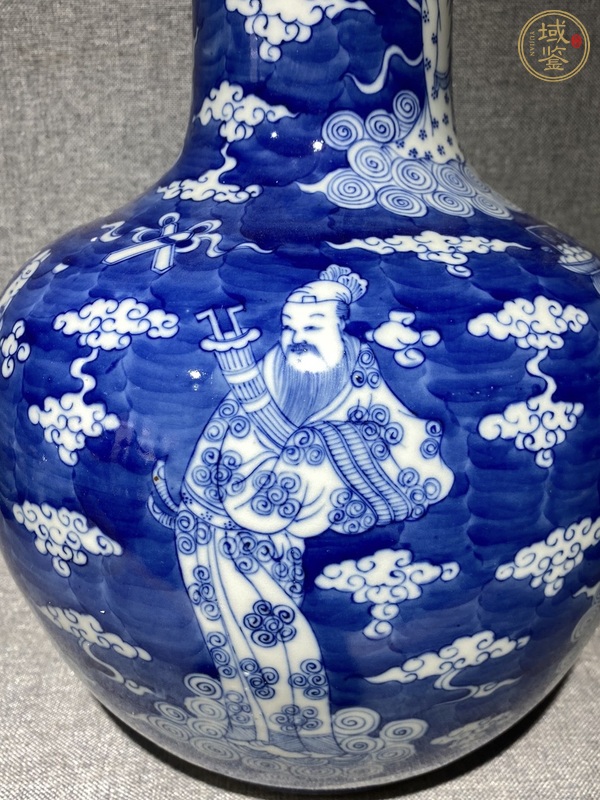 古玩陶瓷青花瓶真品鑒賞圖