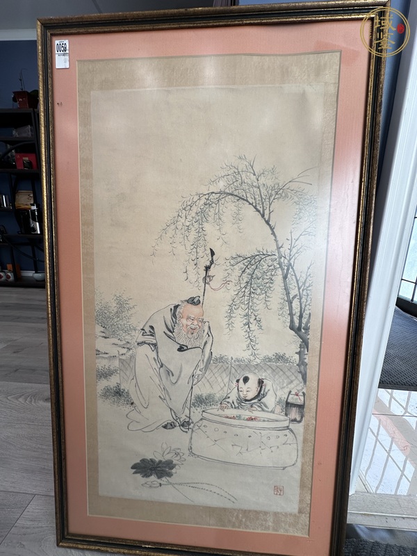 古玩字畫(huà)子和人物真品鑒賞圖