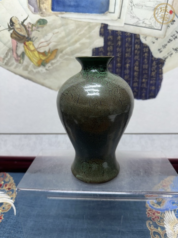 古玩陶瓷窯變釉梅瓶真品鑒賞圖