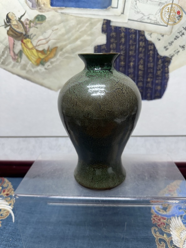 古玩陶瓷窯變釉梅瓶真品鑒賞圖