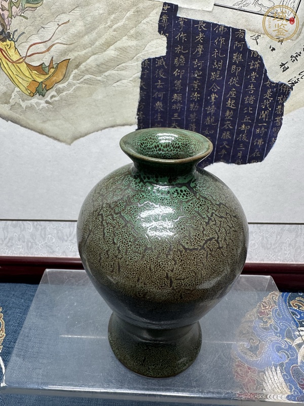 古玩陶瓷窯變釉梅瓶真品鑒賞圖