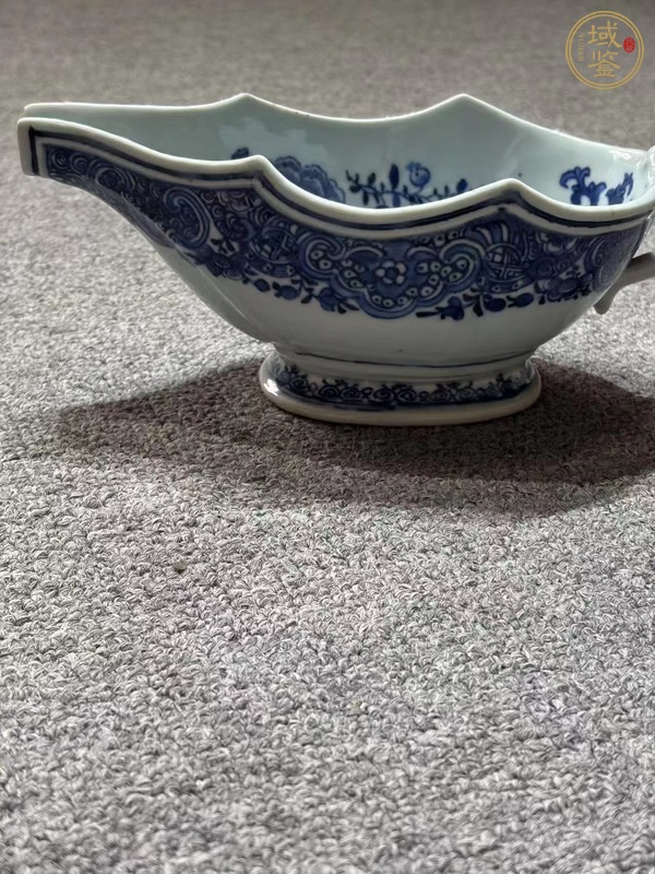 古玩陶瓷青花瓷匜真品鑒賞圖