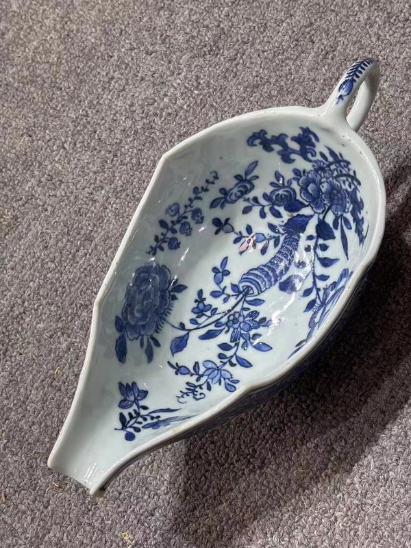 古玩陶瓷青花瓷匜拍賣，當(dāng)前價格2200元