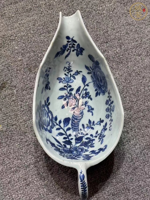 古玩陶瓷青花瓷匜真品鑒賞圖