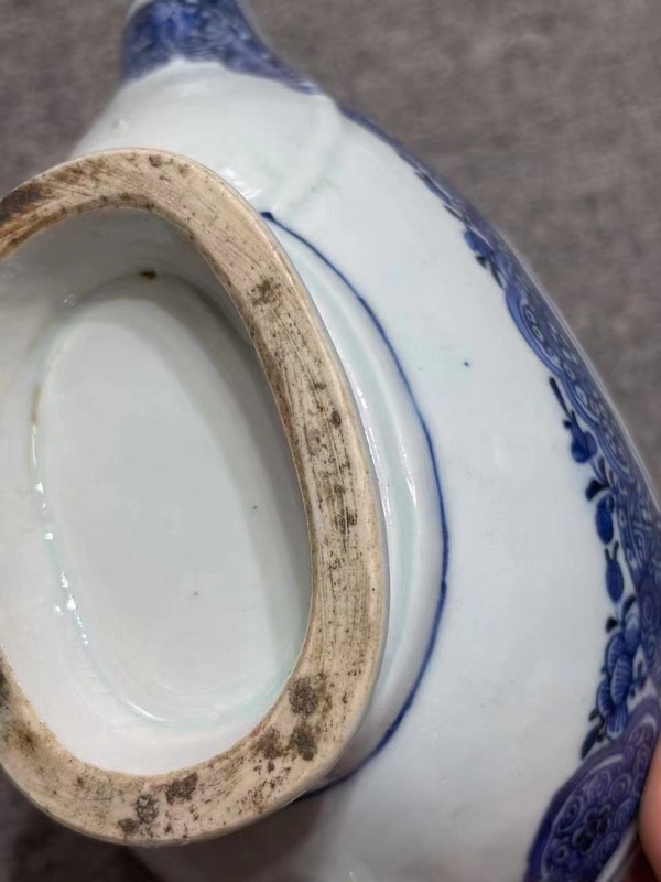 古玩陶瓷青花瓷匜拍賣,當前價格2200元