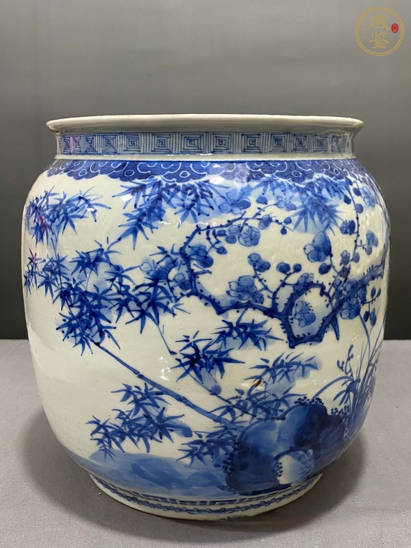 古玩陶瓷青花罐真品鑒賞圖