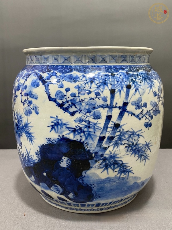 古玩陶瓷青花罐真品鑒賞圖