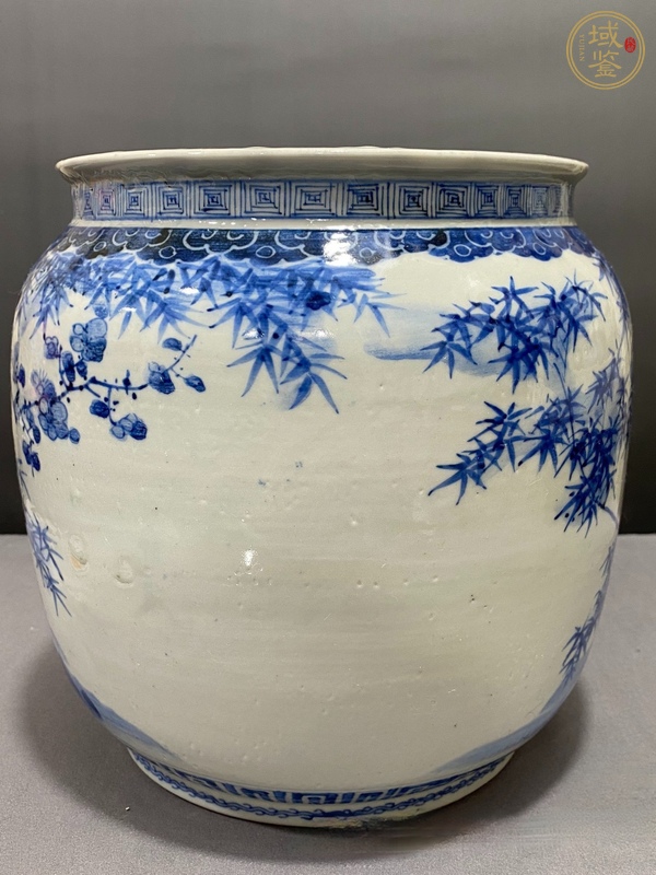 古玩陶瓷青花罐真品鑒賞圖