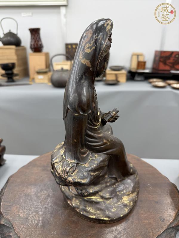 古玩銅器銅觀音真品鑒賞圖