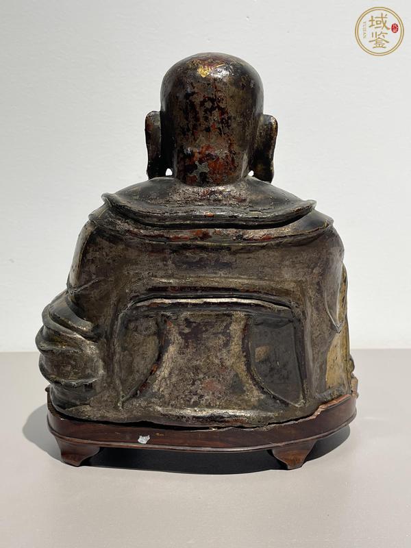 古玩銅器彌勒佛銅像真品鑒賞圖