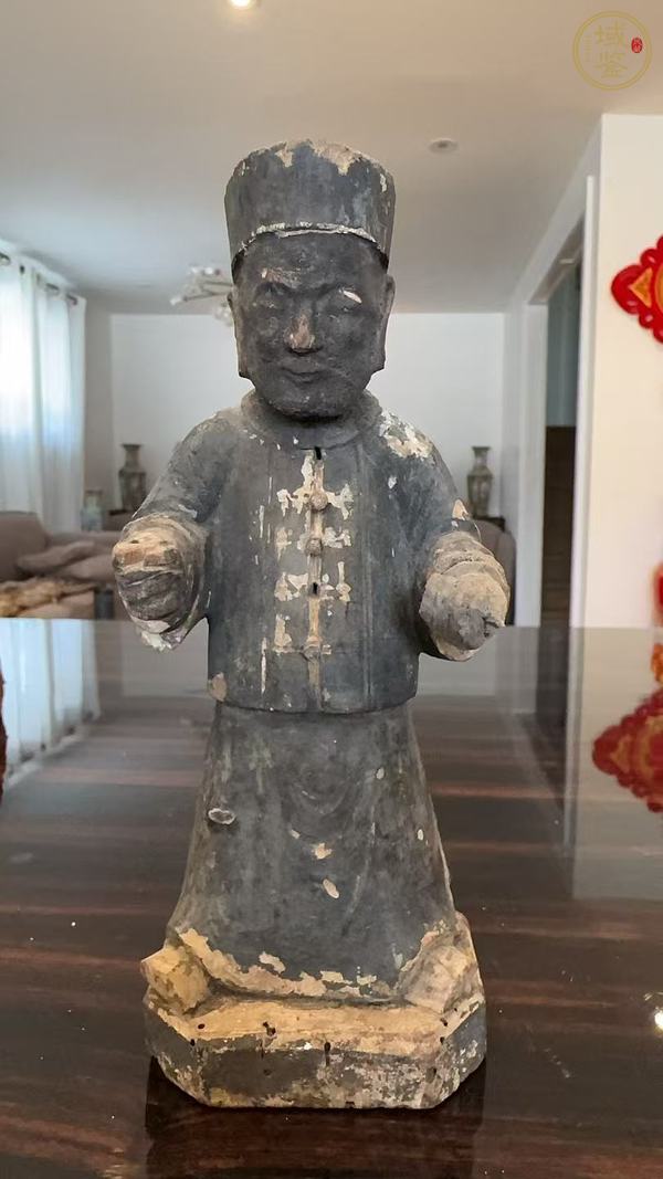 古玩雜項木雕人物造像真品鑒賞圖