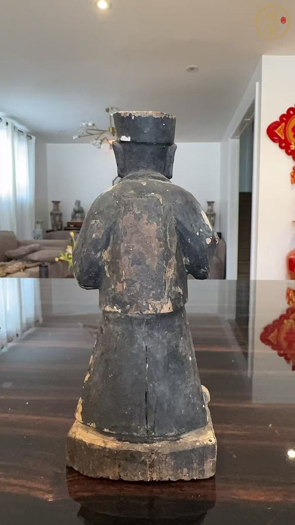 古玩雜項木雕人物造像真品鑒賞圖