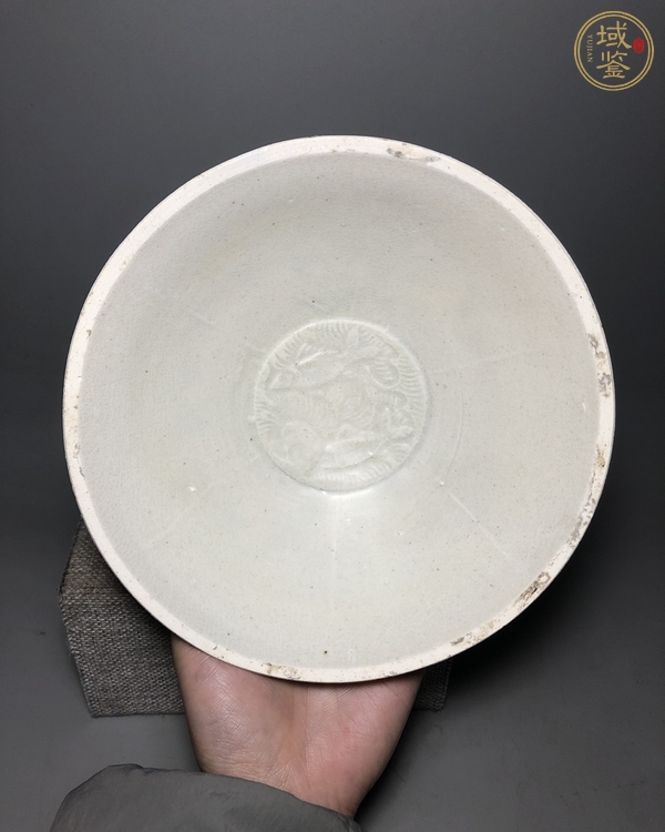 古玩宋 青白瓷雙魚(yú)碗真品鑒賞圖