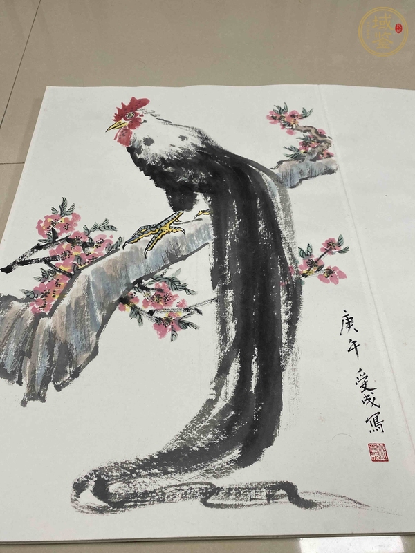 古玩字畫寫意人物花鳥小品真品鑒賞圖