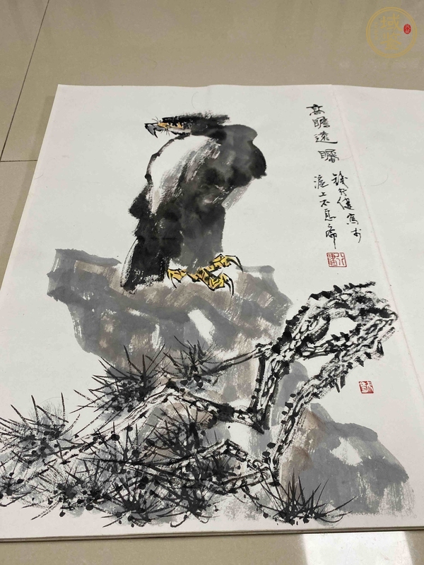 古玩字畫寫意人物花鳥小品真品鑒賞圖