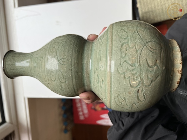 古玩龍泉窯青釉葫蘆瓶真品鑒賞圖