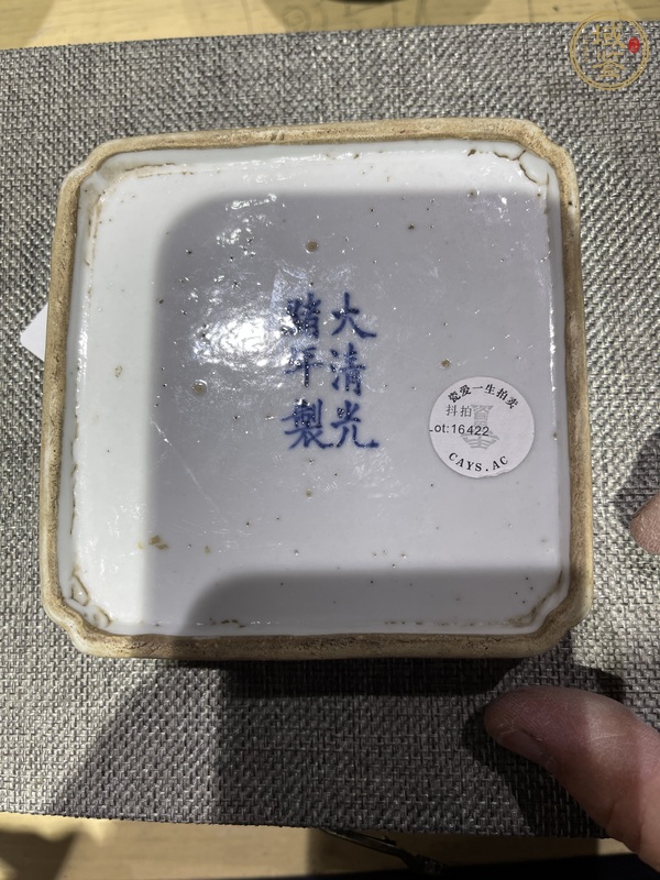 古玩陶瓷龍紋粉彩盤真品鑒賞圖