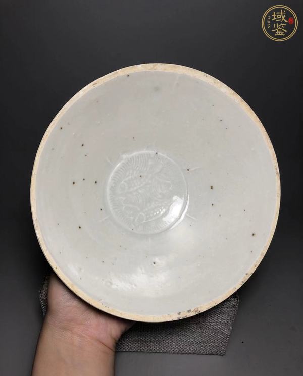 古玩陶瓷青白釉雙魚碗真品鑒賞圖