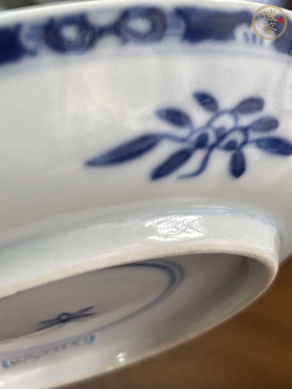 古玩陶瓷青花花卉紋茶碗，疑似復(fù)窯真品鑒賞圖