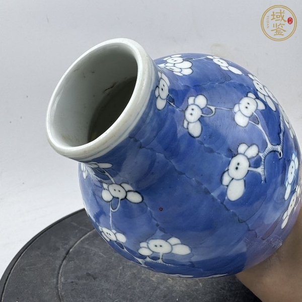 古玩陶瓷青花冰梅圖梅瓶，注意品相真品鑒賞圖