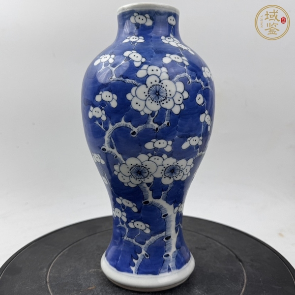 古玩陶瓷青花冰梅圖梅瓶，注意品相真品鑒賞圖