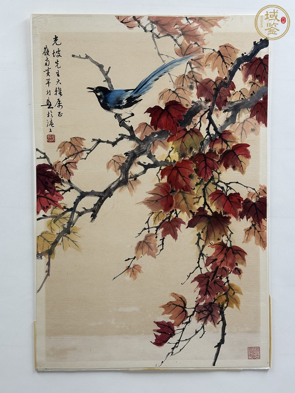 古玩字畫黃幻吾花鳥真品鑒賞圖