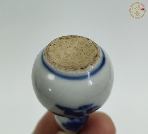 古玩陶瓷青花花卉紋葫蘆瓶真品鑒賞圖