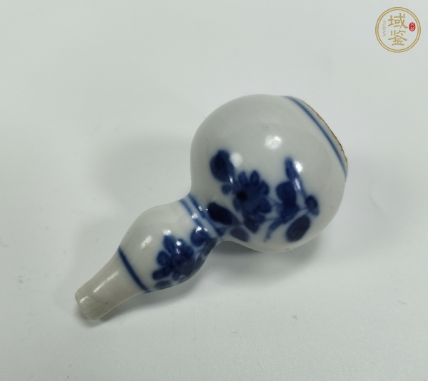 古玩陶瓷青花花卉紋葫蘆瓶真品鑒賞圖