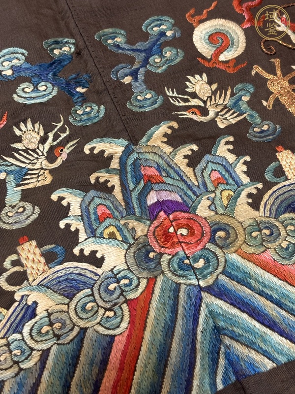 古玩雜項龍紋刺繡真品鑒賞圖