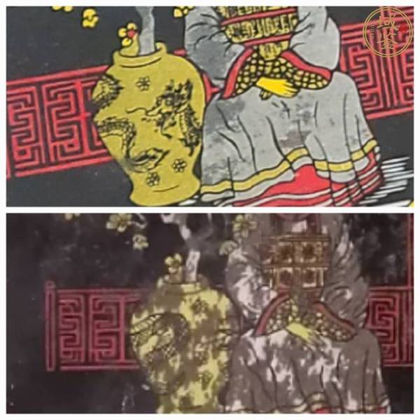 古玩雜項(xiàng)人物搪瓷盒真品鑒賞圖